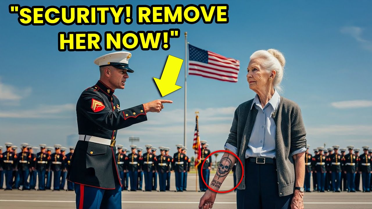 She Came to Watch Her Grandson Graduate — Until a USMC Commander Recognized Her Combat Ink