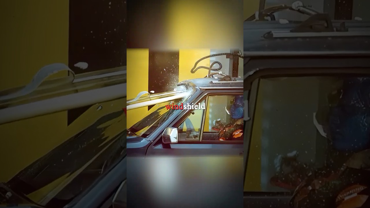Can a Surfboard on car-roof Hit another Driver?