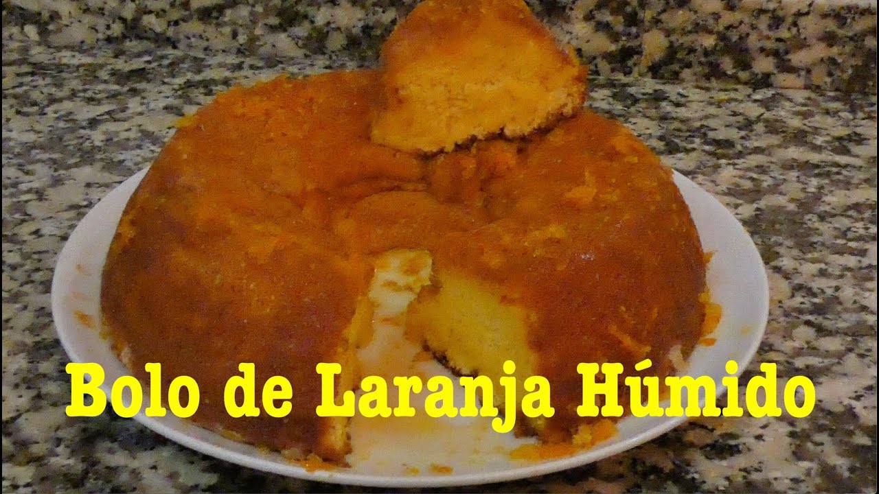 Como Faço Bolo de Laranja Húmido