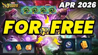 INSANE ANNIVERSARY RECAP! FOUR PROMO CODES! FREE GOLD, CORES & MORE! APR 2026 | MARVEL Strike Force Net Worth