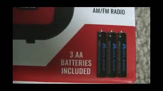 PART 1. Unboxing my new midland ER10 Emergency alert radio from menards.
