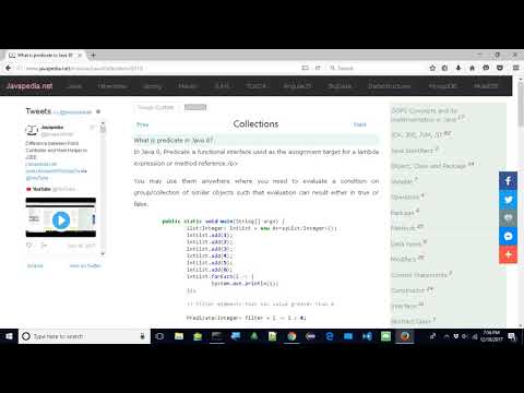 What is predicate in Java 8? | javapedia.net