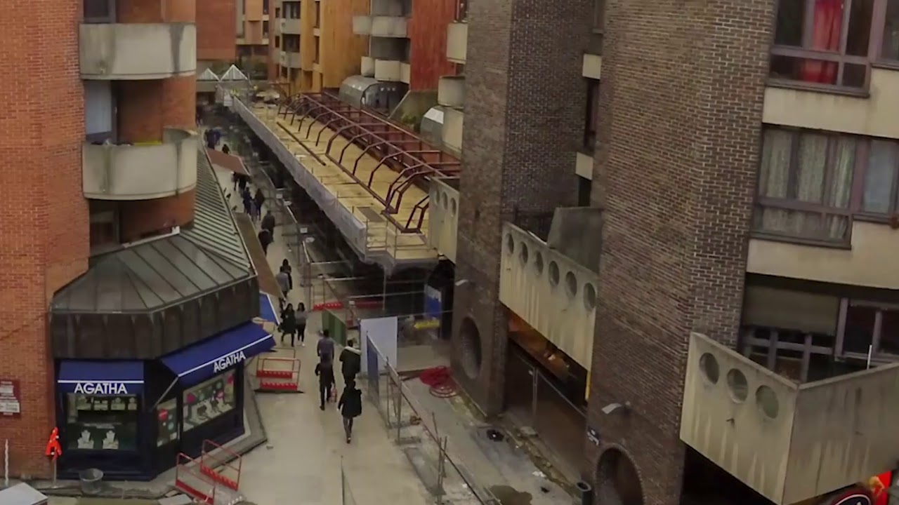 Timelapse chantier rue des Galeries CergyPontoise YouTube