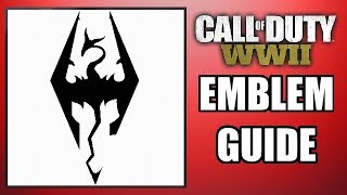 COD: WW2 - SKYRIM! - Long Emblem Guide
