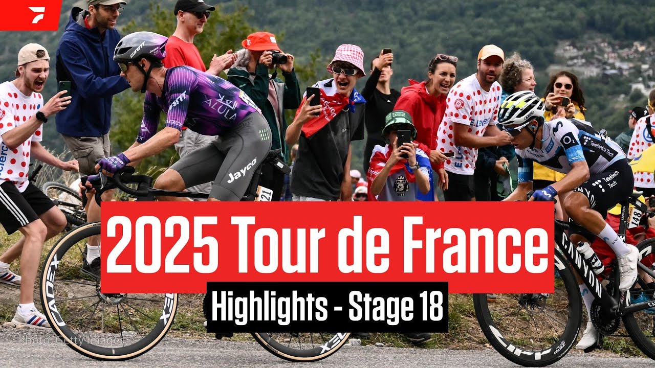Tour de France 2025 Stage 18 Highlights