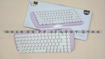 [asmr] unboxing the actto bluetooth keyboard
