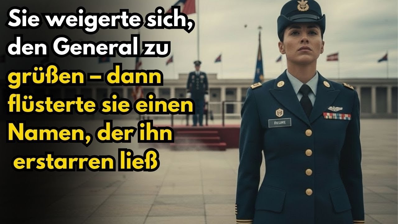 Sie weigerte sich, den General zu grüßen – dann flüsterte sie einen Namen, der ihn erstarren ließ