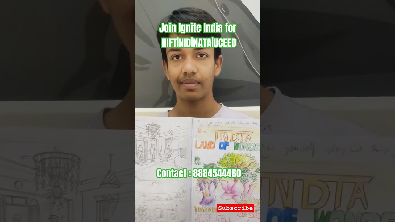 Best Design Coaching Institute online/offline for NID & NIFT.   