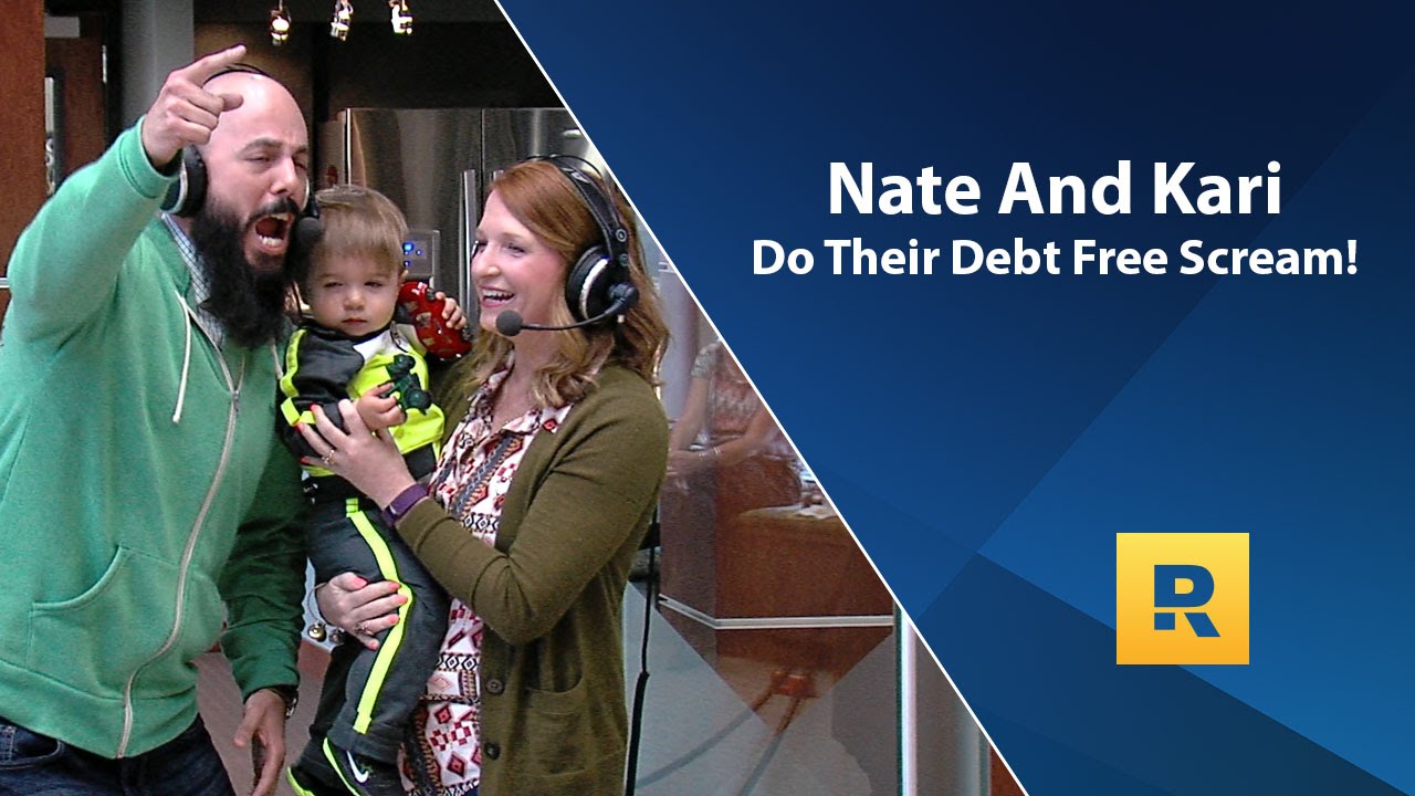 Nate and Kari Do Their Debt Free Scream! Nate and Kari Do Their Debt Free Scream!
