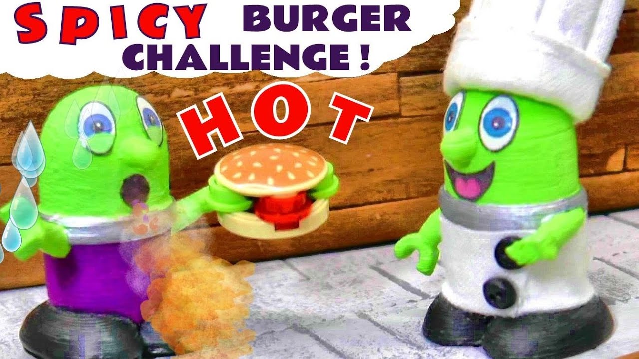 Who Can Eat the Funlings Super Mega Spicy Burger?