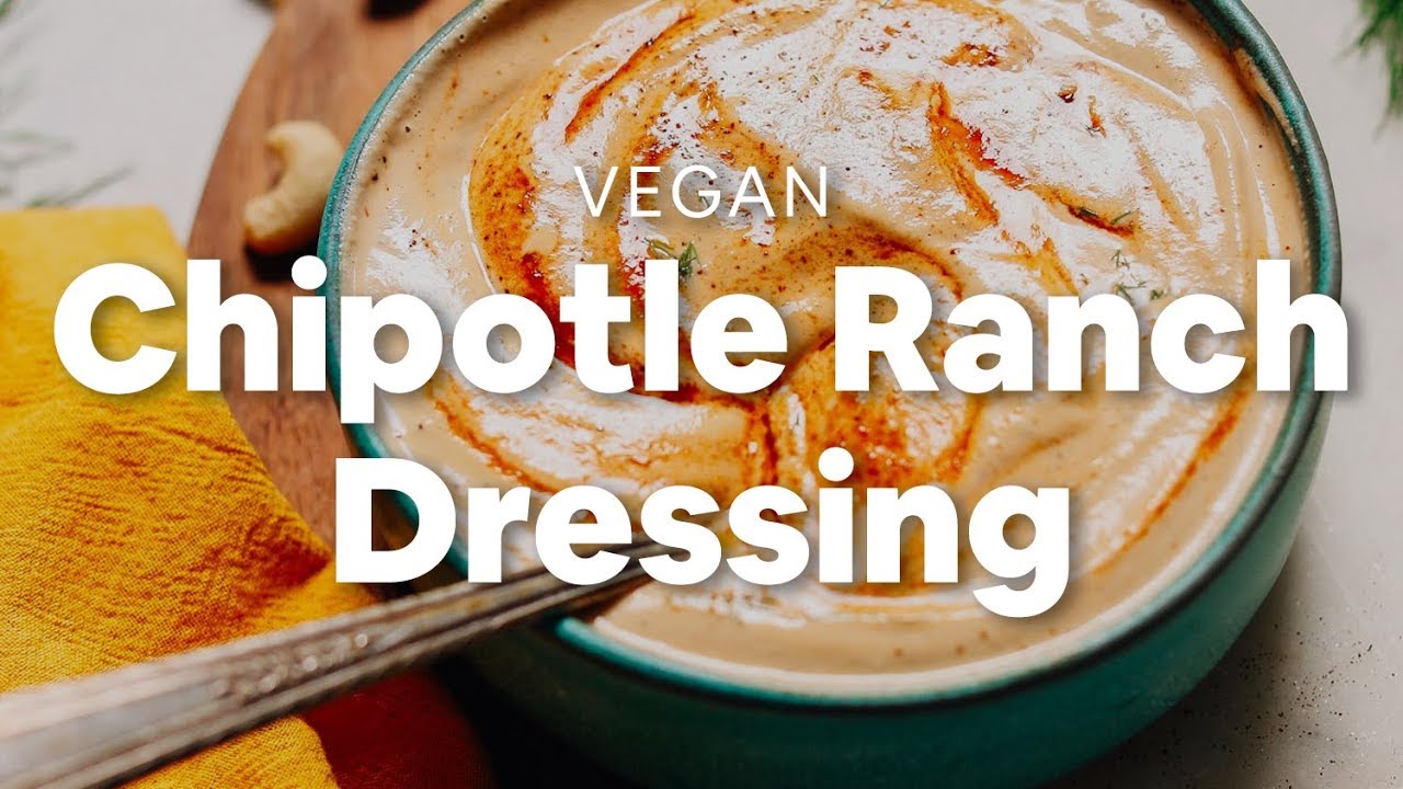 vegan ranch dressing minimalist baker Grilled Corn Salad with Vegan Chipotle Ranch Dressing (30 Minutes!)