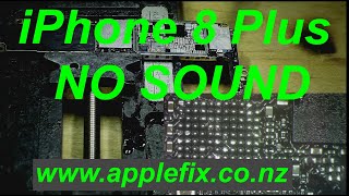 iphone 8 plus no sound on calls | Speaker button grayed out | 338S00248 U4700 iphone repair hamilton screenshot 3