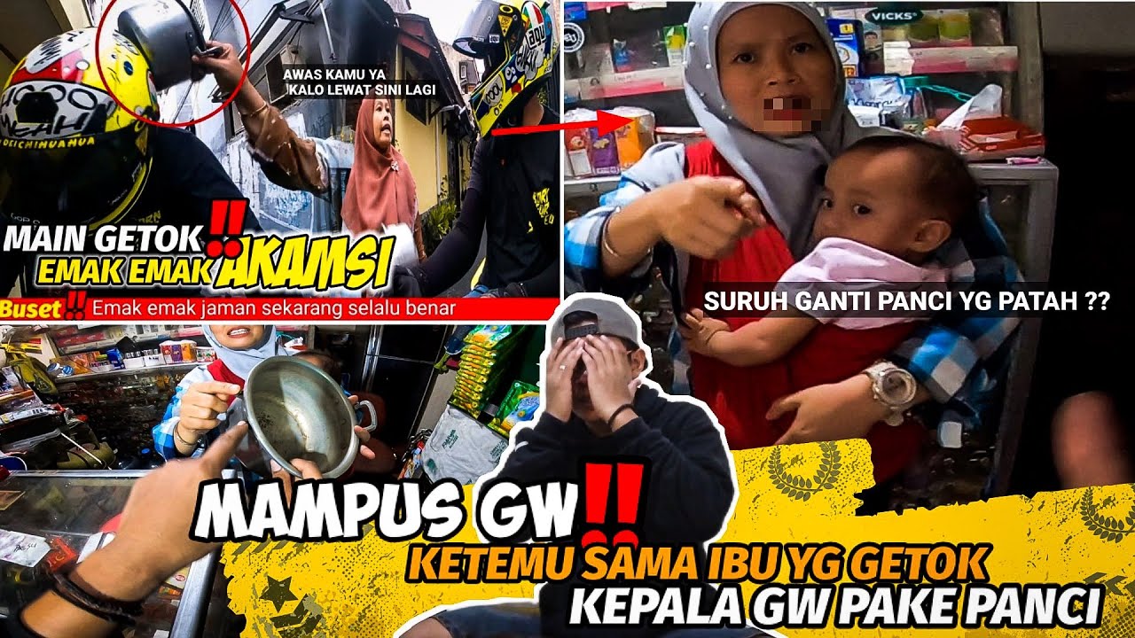 WADIDAW❗Ketemu emak2 yg getok gw pake panci || Auto di semprot lagi ini
