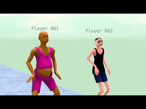 Who is the winner (player 001 or player 002?) ? | Funny Animation
