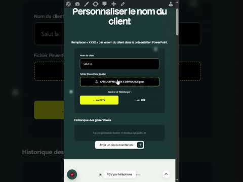Miniature de la vidéo : Personnaliser le nom du client