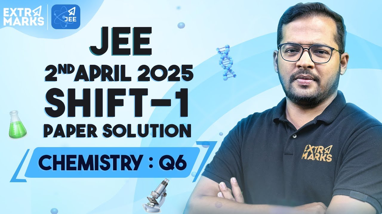 JEE Main 2025: 2nd April Shift-1 Chemistry Paper Solution | Q-6 Atomic Radius | PYQ Series