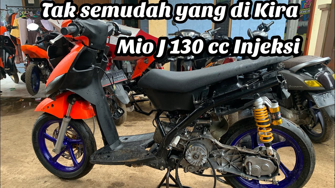 BONGKAR LAGI MESIN MIO J 130 INJEKSI ROAD RACE PKRT27  (masih tahap riset)