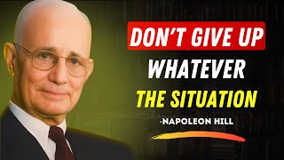 Force yourself To Keep Going Even When You Want To Give Up | Napoleon Hill