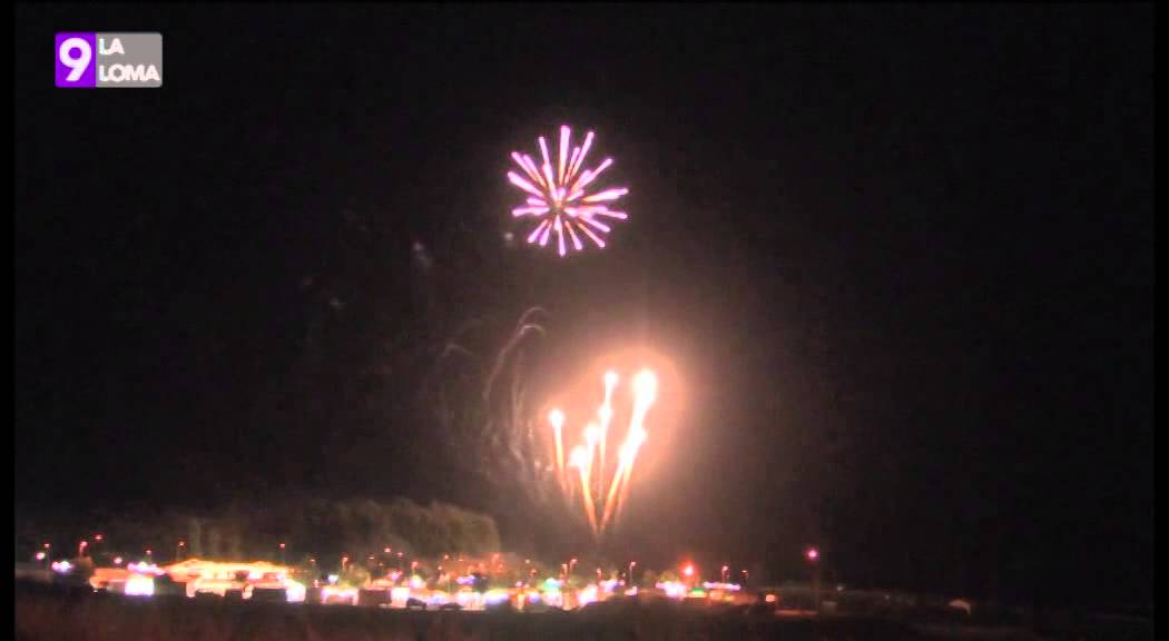 Feria de Baeza 2015 · Fin de fiestas con fuegos artificiales