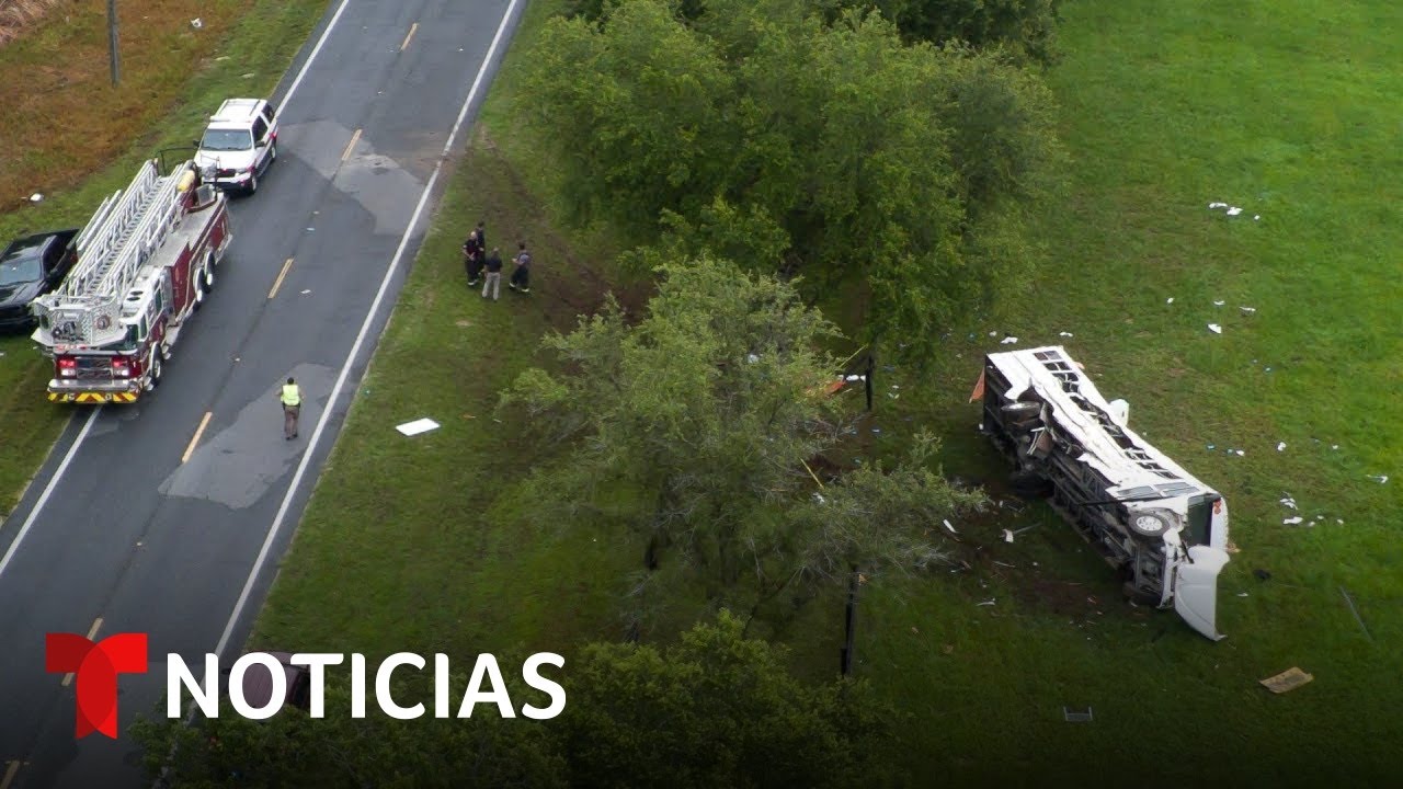 Vuelven al campo trabajadores que sobrevivieron a un accidente en Florida | Noticias Telemundo