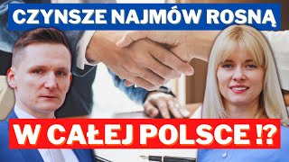 Czynsze najmow ROSNA W CAŁEJ POLSCE Jak wygladaja stawki dla poszczegolnych mia