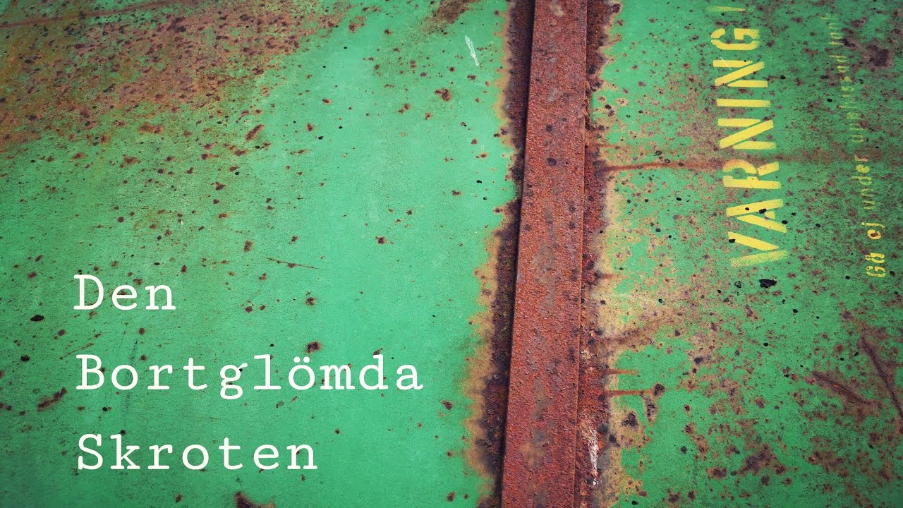 BRÖDERNAS gamla BORTGLÖMDA SKROT - 210509 - BLEKINGE (jordbruksmaskiner och en grävmaskin)