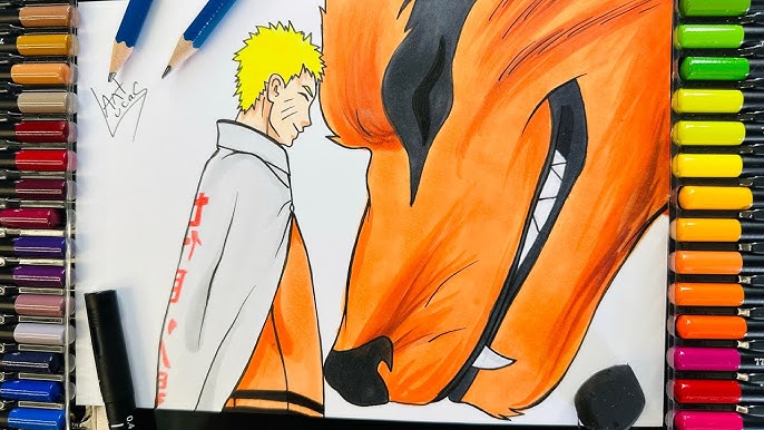 Tutorial COMO DESENHAR O OLHO DO NARUTO MODO RAPOSA 🔴 MODO Kyuubi 🔥  ナルトの目を描く方法 