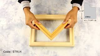 Custom-made Stretcher Bars:1-1/2" Gallery Wrap