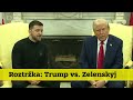 Tiskový brífink a roztržka mezi Donaldem Trumpem a Volodymyrem Zelenským v Bílém domě
