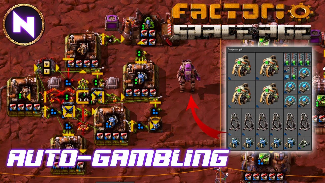 UPCYCLING! How To Automate Gambling For Rare Armor | 11 | Factorio SPACE AGE