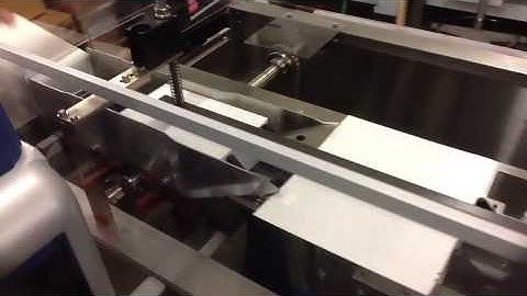 Econocorp Pegasus Cartoner with Bucket Conveyor & Extended Magazine for Cereal Bars