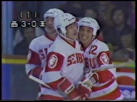 古賀さん秘蔵動画】1981年 第15回日本アイスホッケーリーグ _西武鉄道
