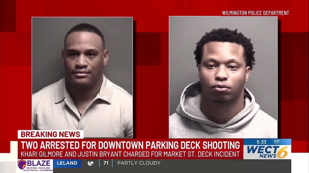 Two suspects arrested and charged in parking garage shooting - YouTube
