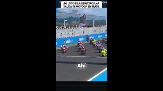 ¡Salida de infarto en MotoGP! Márquez y Quartararo al límite.