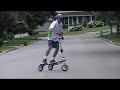 Trikke - ToBeActive.com Hill Climb using mid body