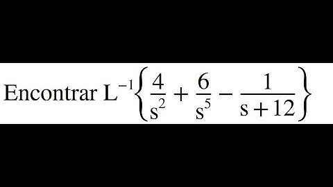 Transformada inversa de Laplace (Ejercicio 2)