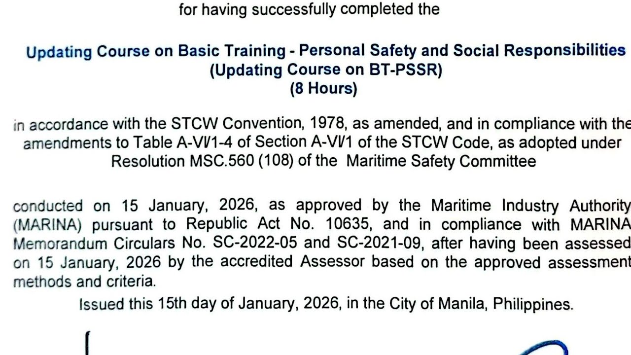 Basic Training COP PSSR 2026 - YouTube