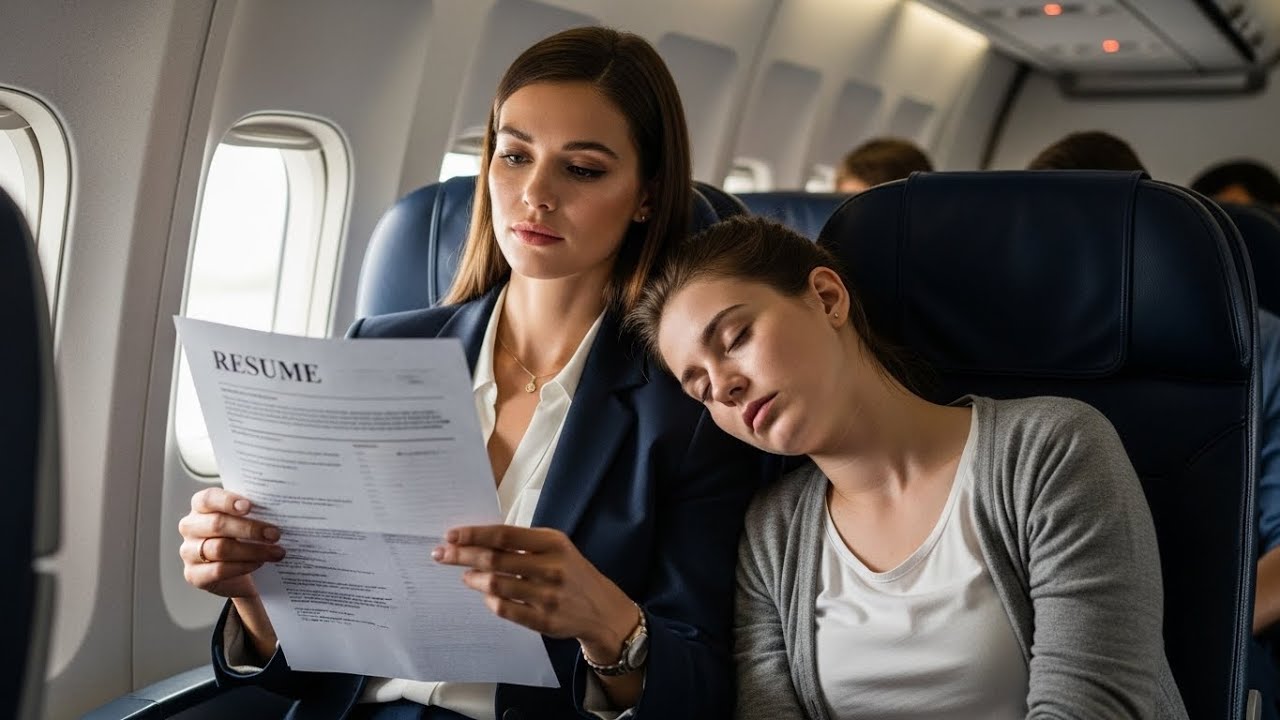 Ella se durmió con su currículum sobre el hombro de la trilionaria… ella lo leyó, sonrió y entonces…