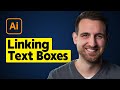 How to Link Text Boxes in Illustrator