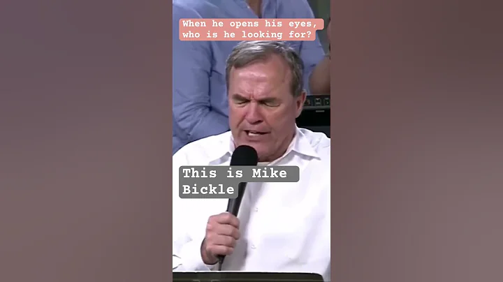 Mike Bickle Opens His Eyes after praying for the vulnerable… why?