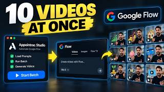 How to Batch Generate Videos in Google Flow | Automate Google Flow