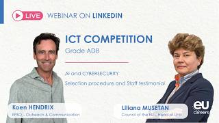 EPSO Live Webinar: ICT Competition (AD8)