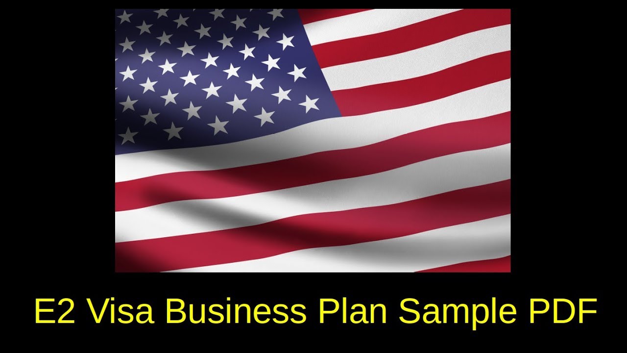 e2 visa business plan example