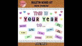 New Year Bulletin Board Kit & Goal Setting!