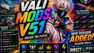VALI MODS V51 ALL SERVER WORKING BODY HEADSHOT 🤓 FULL SAFE  screenshot 5