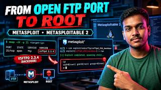 Metasploit Framework - Brute Force, Password Attack, Protocol Exploit & Root Shell | Kali Linux Demo
