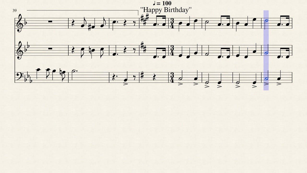 Happy Birthday / For He's a Jolly Good Fellow / 76 Trombones YouTube