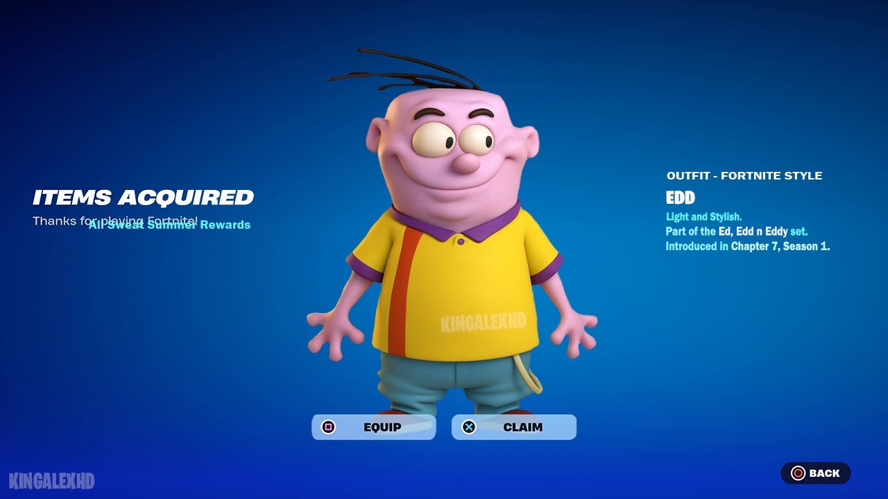 How To Get Edd Skin NOW FREE In Fortnite (Unlock LEGO Edd Style) Free Ed, Edd N Eddy Bundle