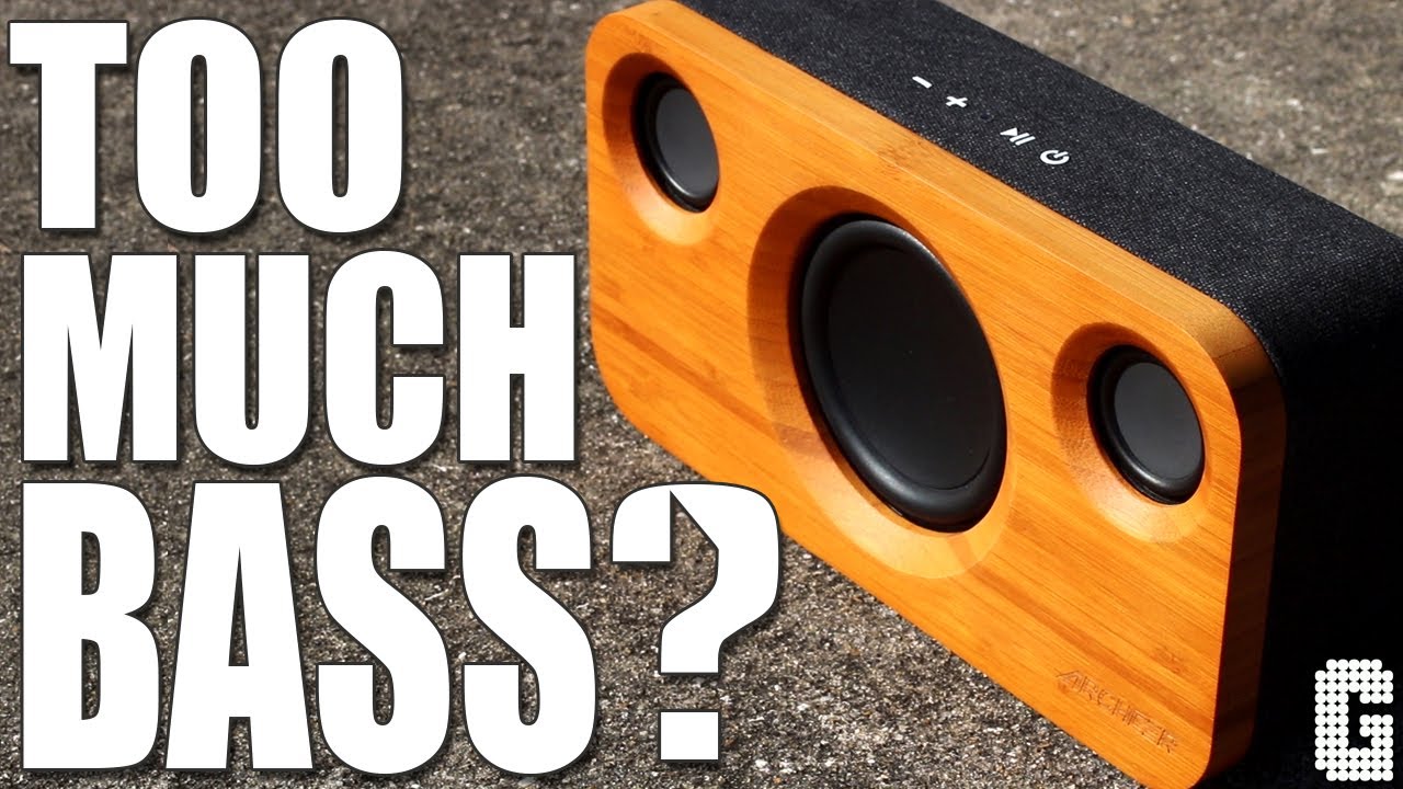 TOO MUCH BASS? Archeer A320 Bamboo Wireless Speaker YouTube