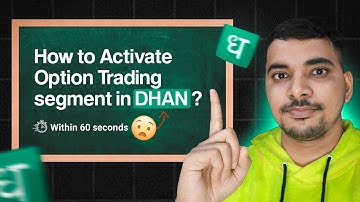 How to Activate FNO in DHAN | Activate Option Trading in DHAN | DHAN me Option Trading kaise kare